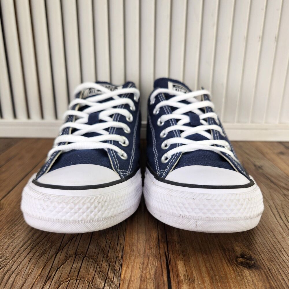 Converse Chuck Taylor All Star OX Sneakers Womens Size 9 Navy Canvas Shoes M9697 - Picture 2 of 11